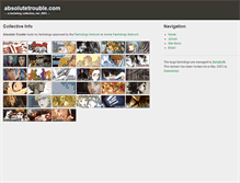 Tablet Screenshot of absolutetrouble.com